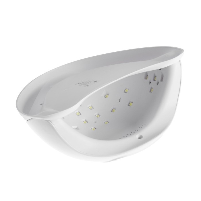 Лампа для гель-лака Luazon LUF-01, UV/LED, 48 Вт, 24 диода, таймер 60/90/120 с, USB, белая Лампа для гель-лака Luazon LUF-01, UV/LED, 48 Вт, 24 диода, таймер 60/90/120 с, USB, белая
