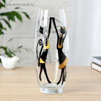 Ваза "Чёрные кошки" d-8см 11х26 см Ваза "Чёрные кошки" d-8см 11х26 см