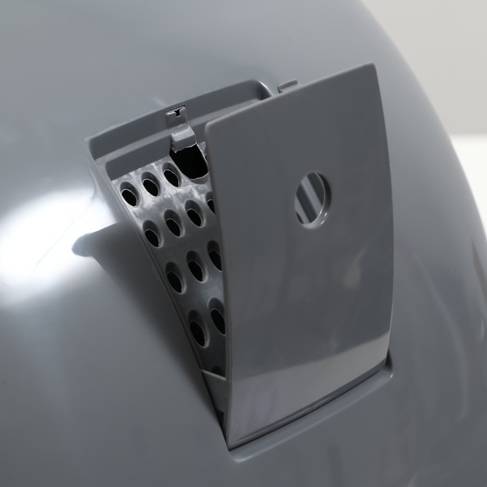 Туалет закрытый «Айша» 53 х 41 х 40 см, серый FIX Туалет закрытый «Айша» 53 х 41 х 40 см, серый FIX