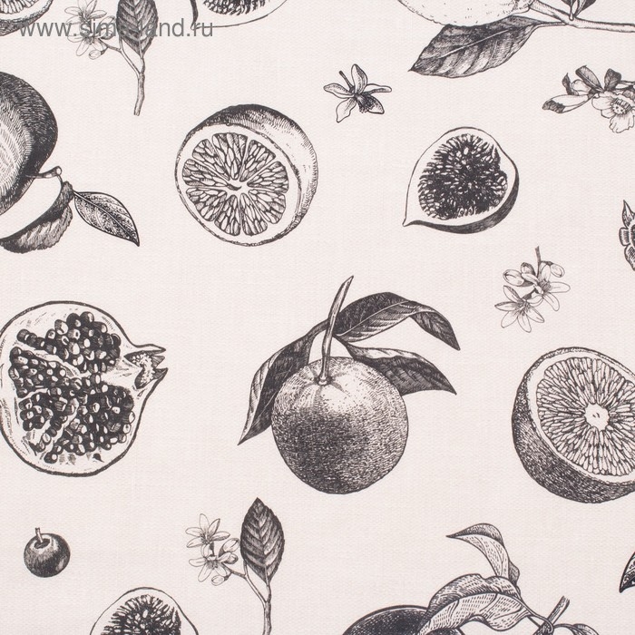 Скатерть Этель Healthy life 110х147 см, 100% хлопок, репс 210 г/м2 Скатерть Этель Healthy life 110х147 см, 100% хлопок, репс 210 г/м2