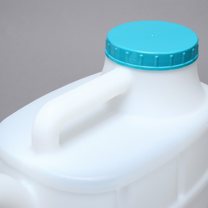 Канистра пищевая &laquo;Бочонок&raquo;, 20 л, со сливом, белая