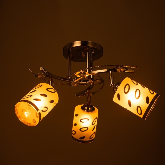 Люстра "Адри" 3х40Вт Е27 Хром МОДЕЛЬ: 2638726