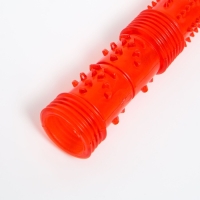 Игрушка тренировочная жевательная "Палка" полая, 24,5 см, красная