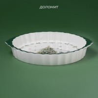 Новогодняя форма для запекания Доляна &laquo;Приближение чуда&raquo;, 28,8&times;25&times;4,3 см, цвет белый