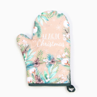 Новогодний набор подарочный "Magic Сhristmas" варежка-прихватка, лопатка силикон Новогодний набор подарочный "Magic Сhristmas" варежка-прихватка, лопатка силикон