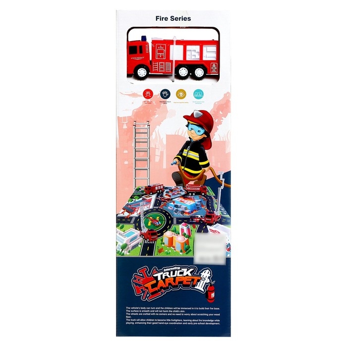 Игровой набор &laquo;Город&raquo;, с ковриком и машинкой