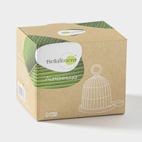 Лимонница фарфоровая BellaTenero, 12&times;12 см, цвет белый