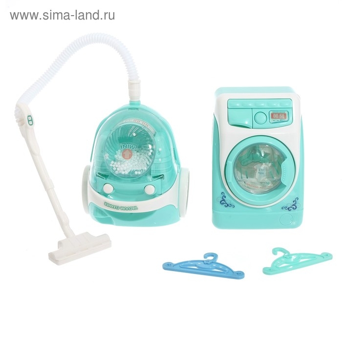Набор бытовой техники «Весёлая уборка», со световыми и звуковыми эффектами Набор бытовой техники «Весёлая уборка», со световыми и звуковыми эффектами
