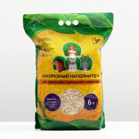 Наполнитель кукурузный "Золотой кот", 6 л Наполнитель кукурузный "Золотой кот", 6 л