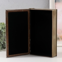 Шкатулка-книга металл, кожзам "Королевские розы и бабочки. Винтаж" 26х16х5 см Шкатулка-книга металл, кожзам "Королевские розы и бабочки. Винтаж" 26х16х5 см