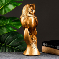 Фигура "Мудрый филин" бронза, 14х34см