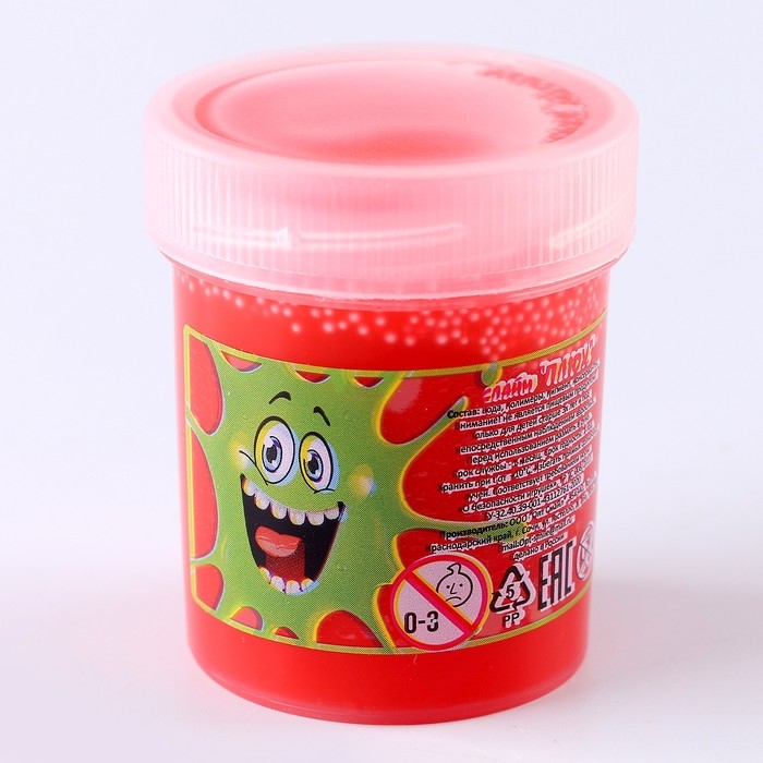 Слайм с шариками, туба 40 гр., ассорти Слайм с шариками, туба 40 гр., ассорти