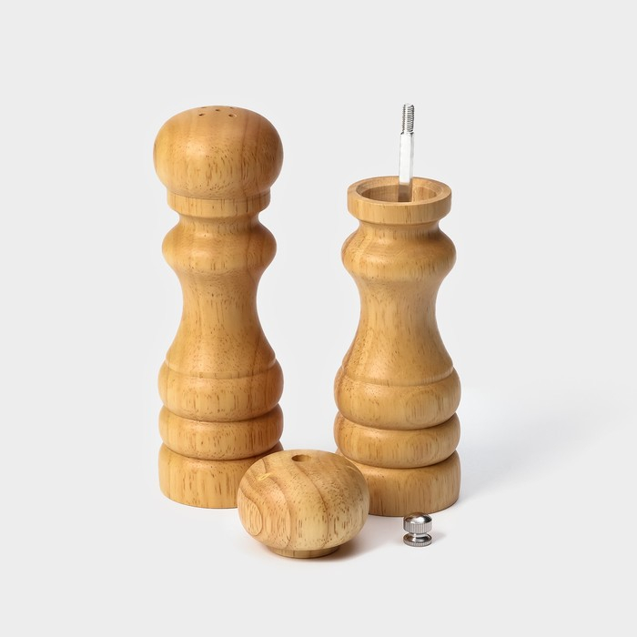 Набор для специй Доляна &laquo;Комфорт&raquo;, 2 предмета: мельница и солонка