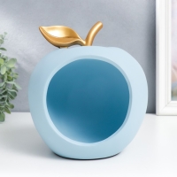 Сувенир полистоун подставка "Голубое яблоко" 20,5х16х18 см Сувенир полистоун подставка "Голубое яблоко" 20,5х16х18 см