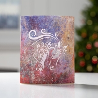 Светодиодная фигура &laquo;Лошадь&raquo; 13 &times; 16 &times; 5 см, картон, батарейка ААх2 (не в комплекте), свечение тёплое белое