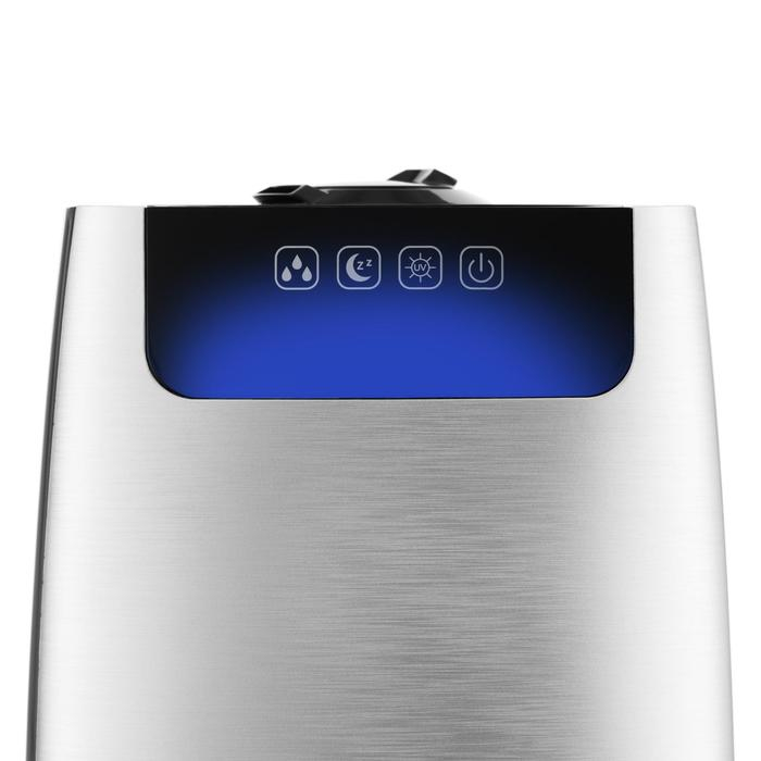 Увлажнитель воздуха Kitfort KT-2803-1, ультразвуковой, 25 Вт, 5 л, 300 мл/ч, серебристый Увлажнитель воздуха Kitfort KT-2803-1, ультразвуковой, 25 Вт, 5 л, 300 мл/ч, серебристый