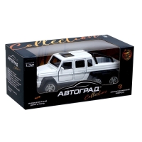 Машина металлическая &laquo;Джип 6X6&raquo;, 1:32, инерция, цвет белый