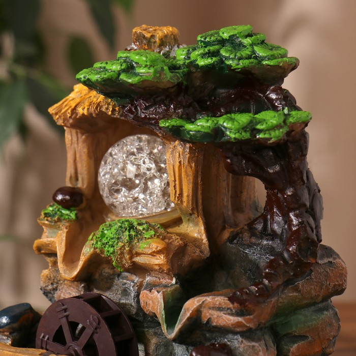 Фонтан Фонтан "Бунгало в тропиках" 11х13х19,5 см (с подсветкой)