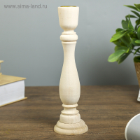 Подсвечник дерево под роспись "Талия" 20х5,5х5,5 см Подсвечник дерево под роспись "Талия" 20х5,5х5,5 см