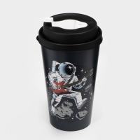 Стакан пластиковый с клапаном &laquo;Космонавт&raquo;, 550 мл