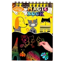 Блокнот-гравюра &laquo;Кот и пёс&raquo;, 10 листов, штихель