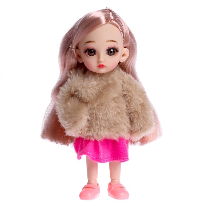 Кукла модная &laquo;Леночка&raquo; шарнирная, с аксессуарами, МИКС