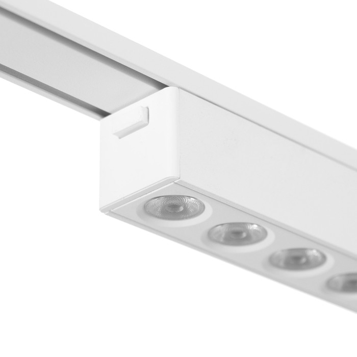 Светильник трековый ULTRA Светильник трековый ULTRA "Линза" LED 12Вт 3000K-5700К CRI90 белый 23х2,6х2,4см