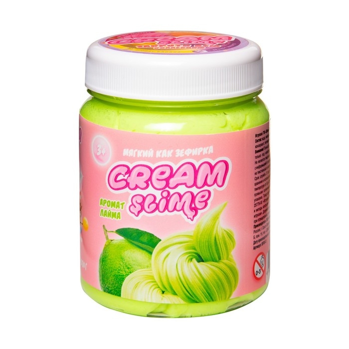 Слайм Cream-Slime с ароматом лайма, 250 г Слайм Cream-Slime с ароматом лайма, 250 г