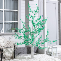 Светодиодное дерево &laquo;Акриловое&raquo; 1.8 м, 768 LED, постоянное свечение, 220 В, свечение зелёное