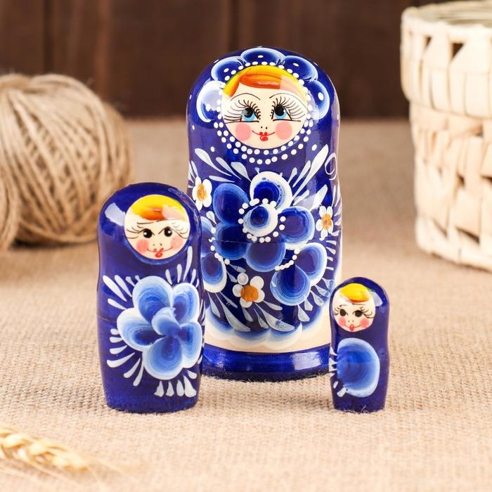 Матрёшка 3-х кукольная Матрёшка 3-х кукольная "Зоя" 11 см, ручная роспись