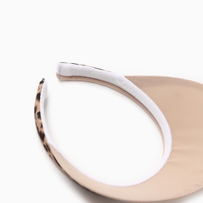 Козырёк женский MINAKU Козырёк женский MINAKU "Leopard" цвет пудровый, р-р 56-58