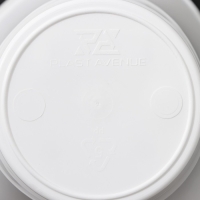 Кашпо для цветов со вставкой &laquo;Лагуна&raquo;, 600 мл, d=13 см, h=9 см, цвет белый