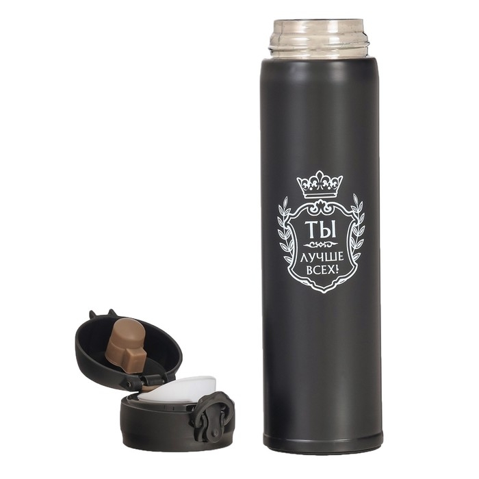 Термос, серия: Топ, Термос, серия: Топ, "Мастер К Ты лучше всех", 500 мл, сохраняет тепло 8 ч, 7 х 26 см