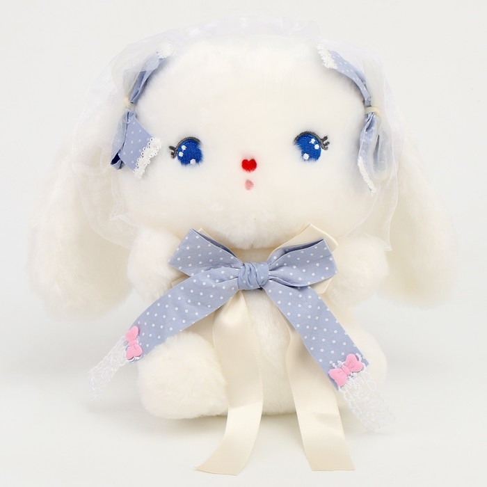 Мягкая игрушка «Зайчик», с бантиками, 23 см Мягкая игрушка «Зайчик», с бантиками, 23 см