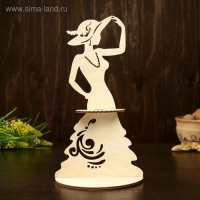 Салфетница "Девушка в шляпе"