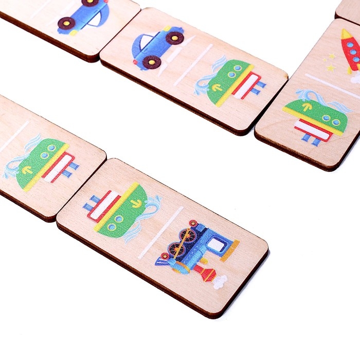 Настольная игра &laquo;Домино. Транспорт&raquo;