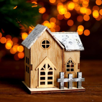 Световой декор настольный &laquo;Домики&raquo; 9,5 см, МИКС