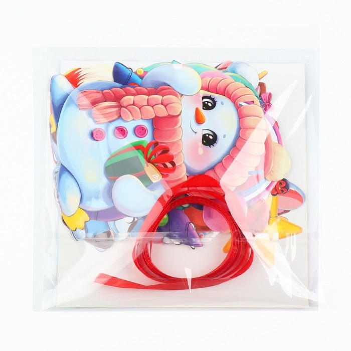 Гирлянда на ленте &laquo;Новогодняя&raquo;, на Новый год, персонажи