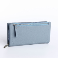 Кошелёк женский на молнии, цвет голубой Кошелёк женский на молнии, цвет голубой