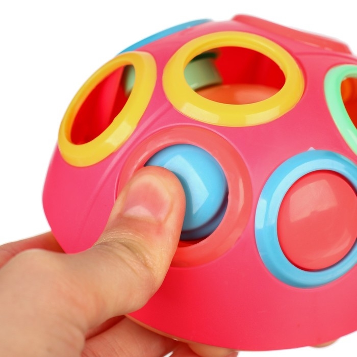 Развивающая, сенсорная игрушка &laquo;Божья коровка&raquo;, цвет МИКС, Крошка Я