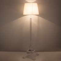 Торшер "Эйфелева башня" E27 40Вт белый 45х55х112 см