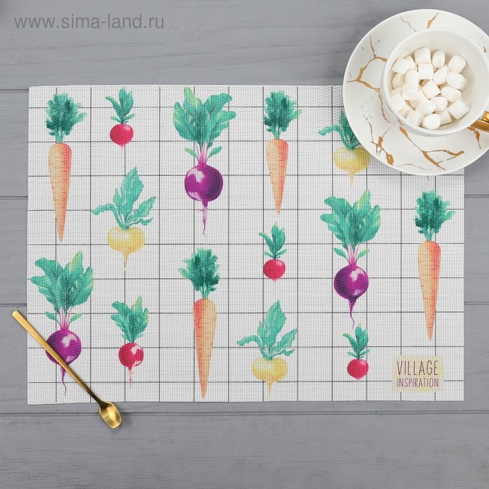 Салфетка на стол Салфетка на стол "Village", ПВХ, 40х29 см