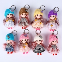 Брелок &laquo;Куколка&raquo;, в вязаной шапке, 9 см