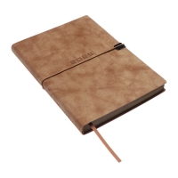 Ежедневник датированный 2025 года, А5, 176 листов ESCALADA, мягкая обложка из искусственной кожи, блинтовое тиснение, ляссе, блок 70 г/м2, бежевый