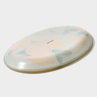 Блюдо сервировочное стеклянное овальное Доляна «Дольче», 24,5×15×2 см Блюдо сервировочное стеклянное овальное Доляна «Дольче», 24,5×15×2 см