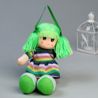 Мягкая игрушка &laquo;Кукла&raquo;, в вязаном платьишке, цвета МИКС