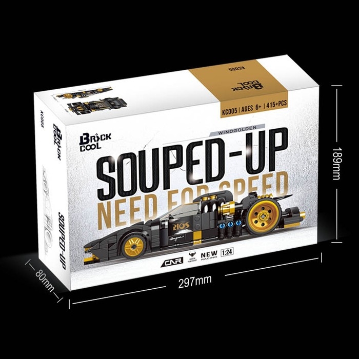 Конструктор Гонка «Золотой ветер», 415 деталей Конструктор Гонка «Золотой ветер», 415 деталей