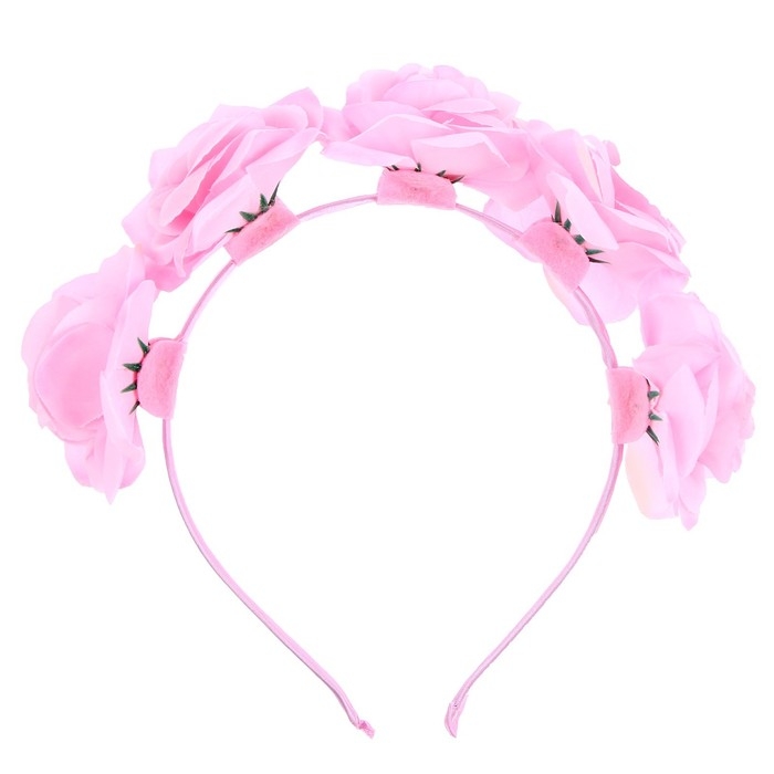 Карнавальный ободок &laquo;Розовые розы&raquo;