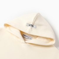 Костюм детский с начёсом (толстовка, брюки) KAFTAN р.30 (98-104), молочный