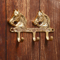 Ключница "Кони" латунь 14х9х3 см Ключница "Кони" латунь 14х9х3 см